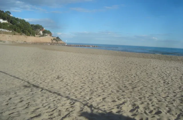 Playa de Voramar (temporada baja)