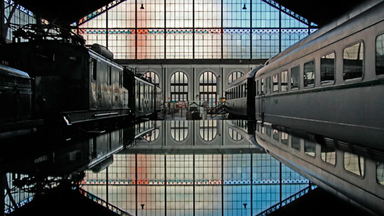 Museo del Ferrocarril con perro