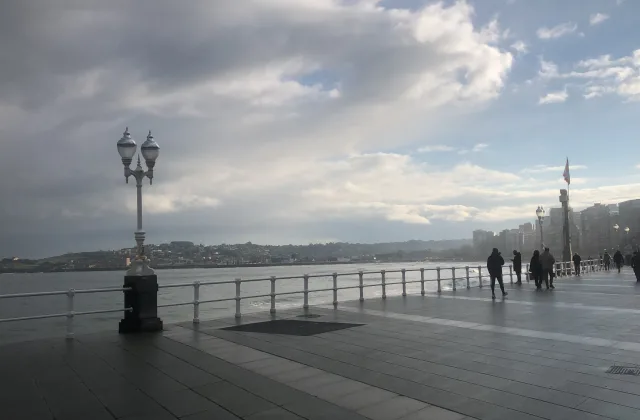Playa de San Lorenzo (zona canina de invierno)
