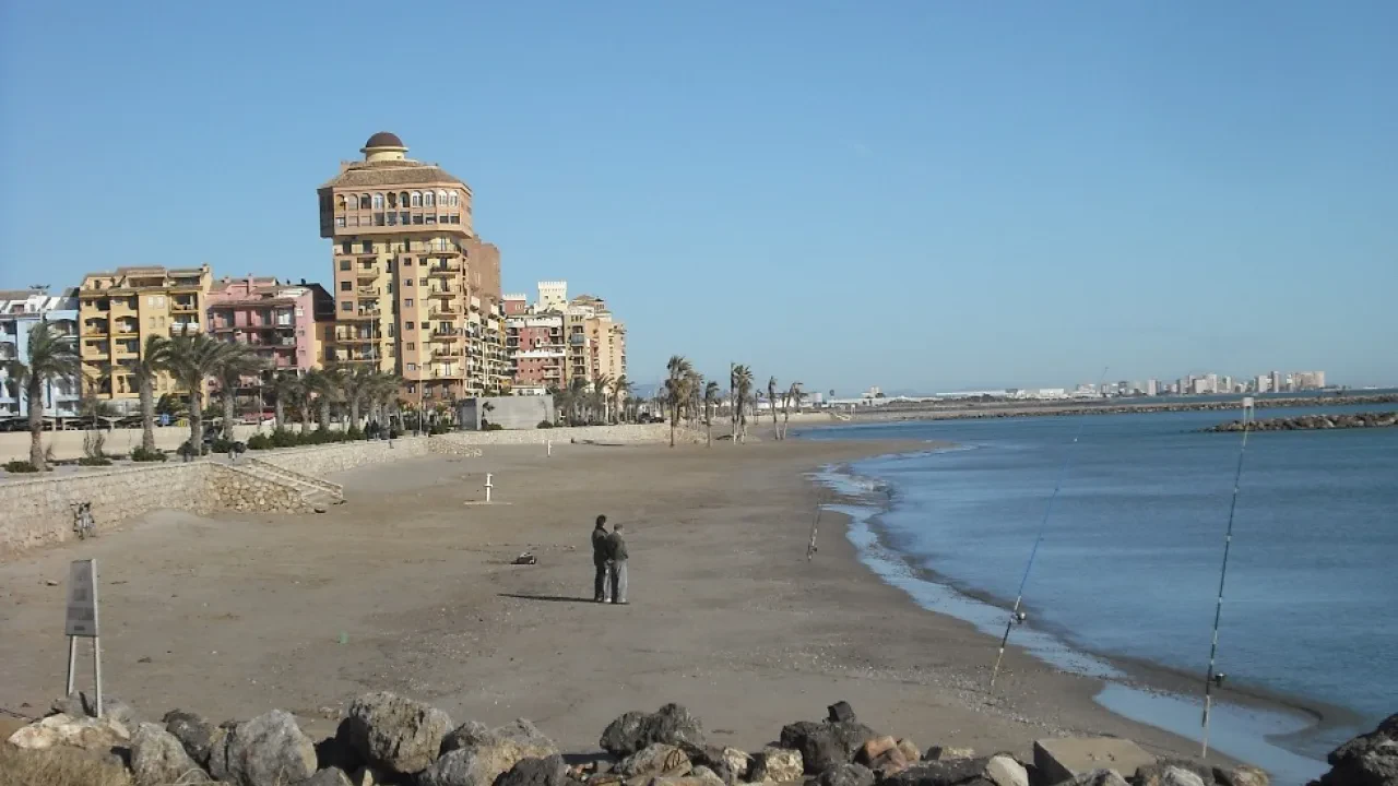 Playa canina de Alboraia (Port Saplaya sur)