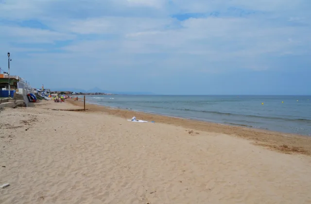 Playa de Les Deveses (invierno)
