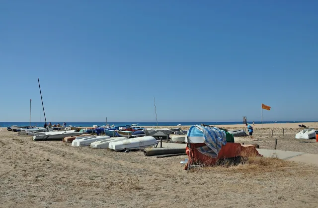 Platja de gossos de la Conca (Malgrat de Mar)
