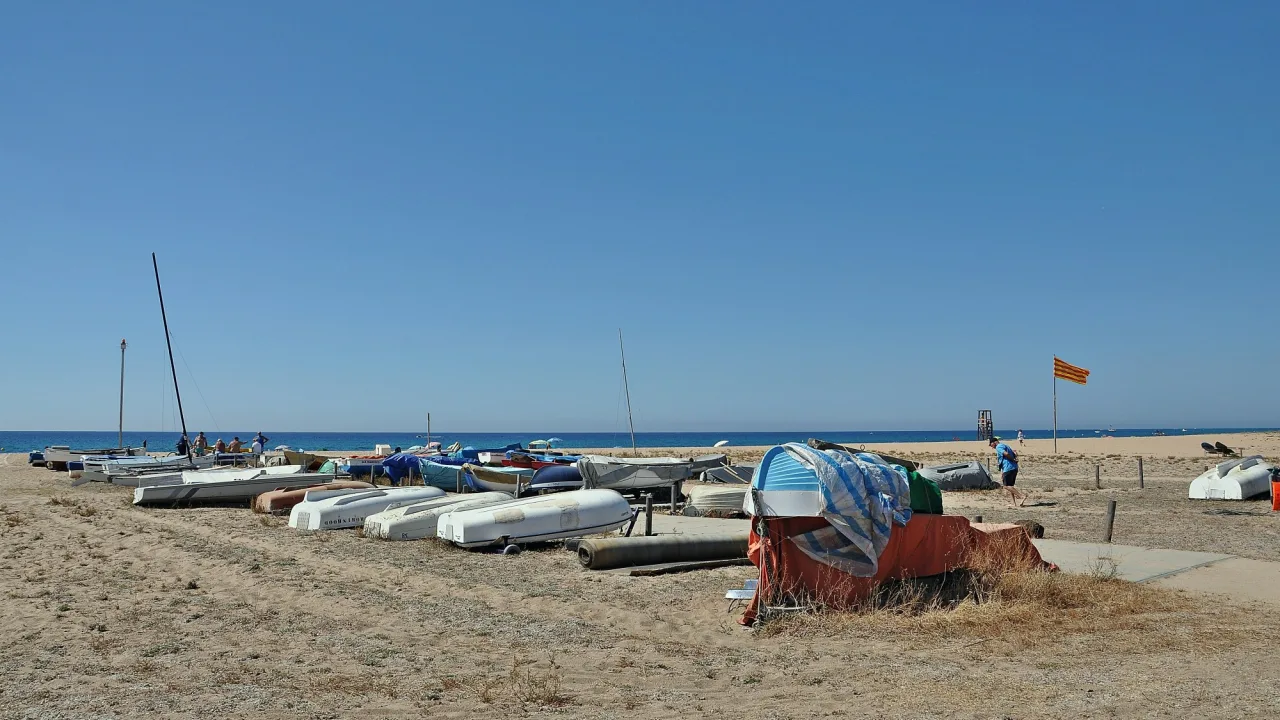 Platja de gossos de la Conca (Malgrat de Mar)