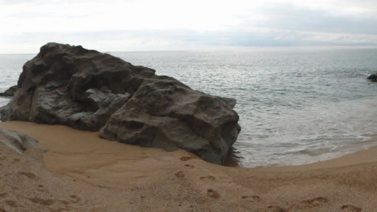 Platja de les Roques Blanques (Sant Pol de Mar)