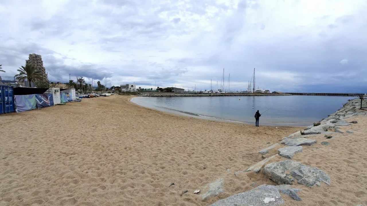 Platja per a gossos de Ponent (Mataró)