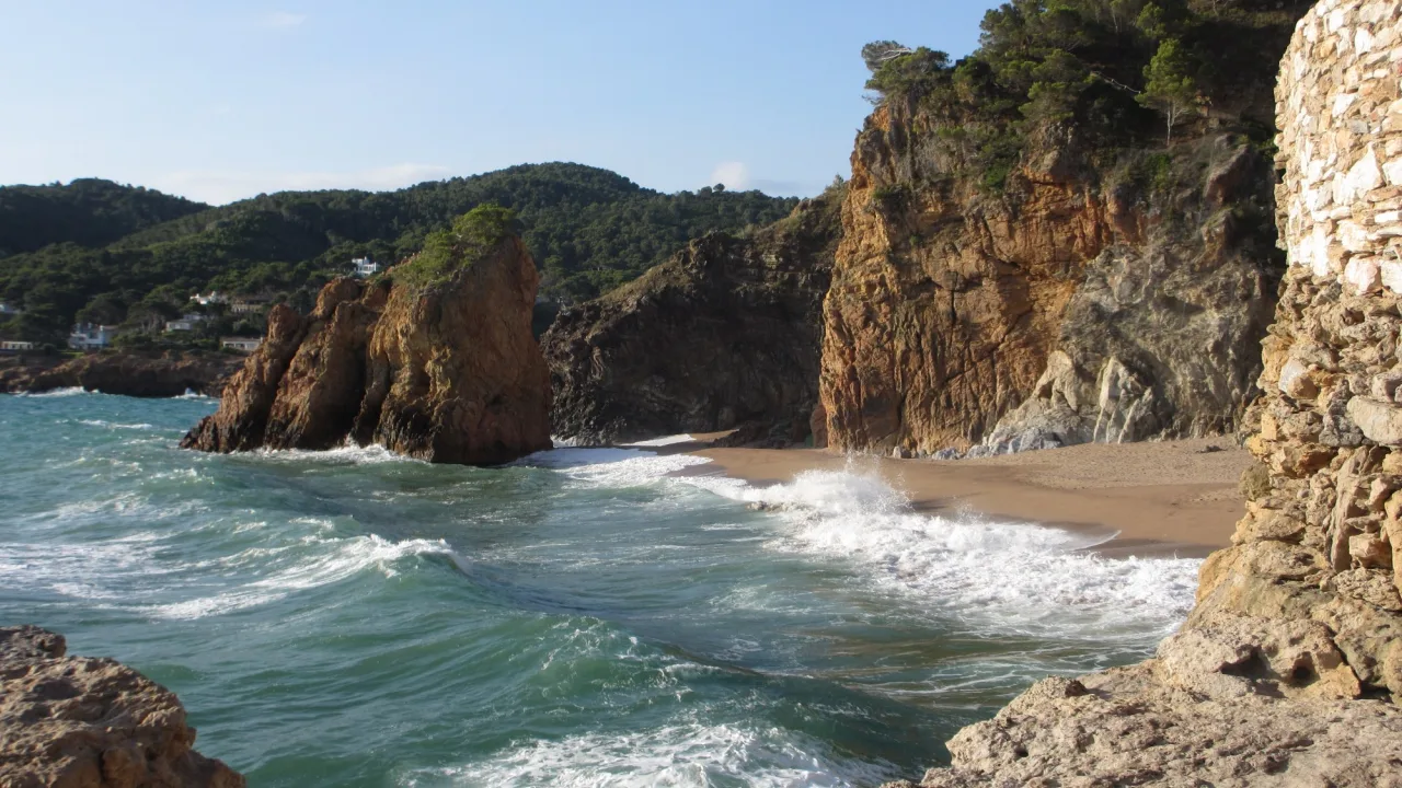 Platja de Pals, fuera de temporada