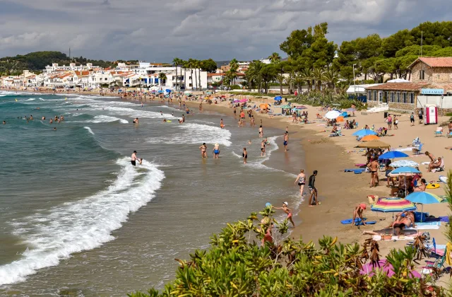 Platja d'Altafulla, tramo norte (Consolat de Mar – el Fortí)