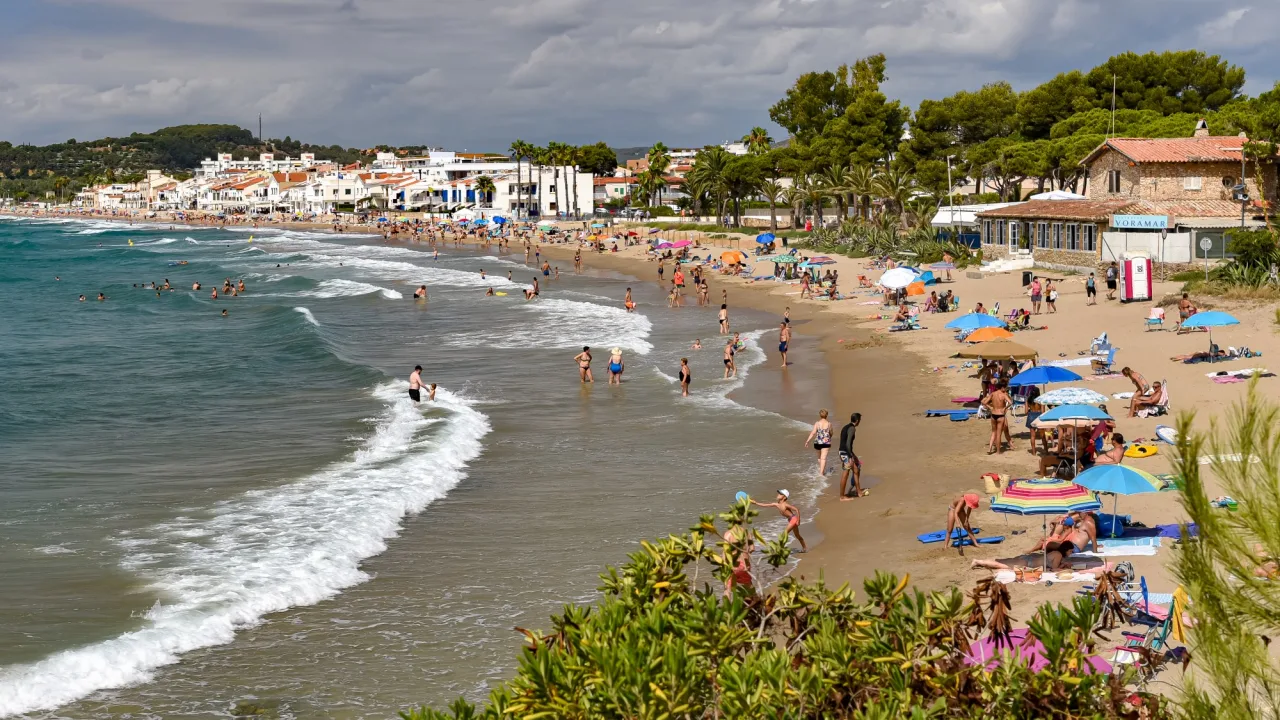 Platja d'Altafulla, tramo norte (Consolat de Mar – el Fortí)
